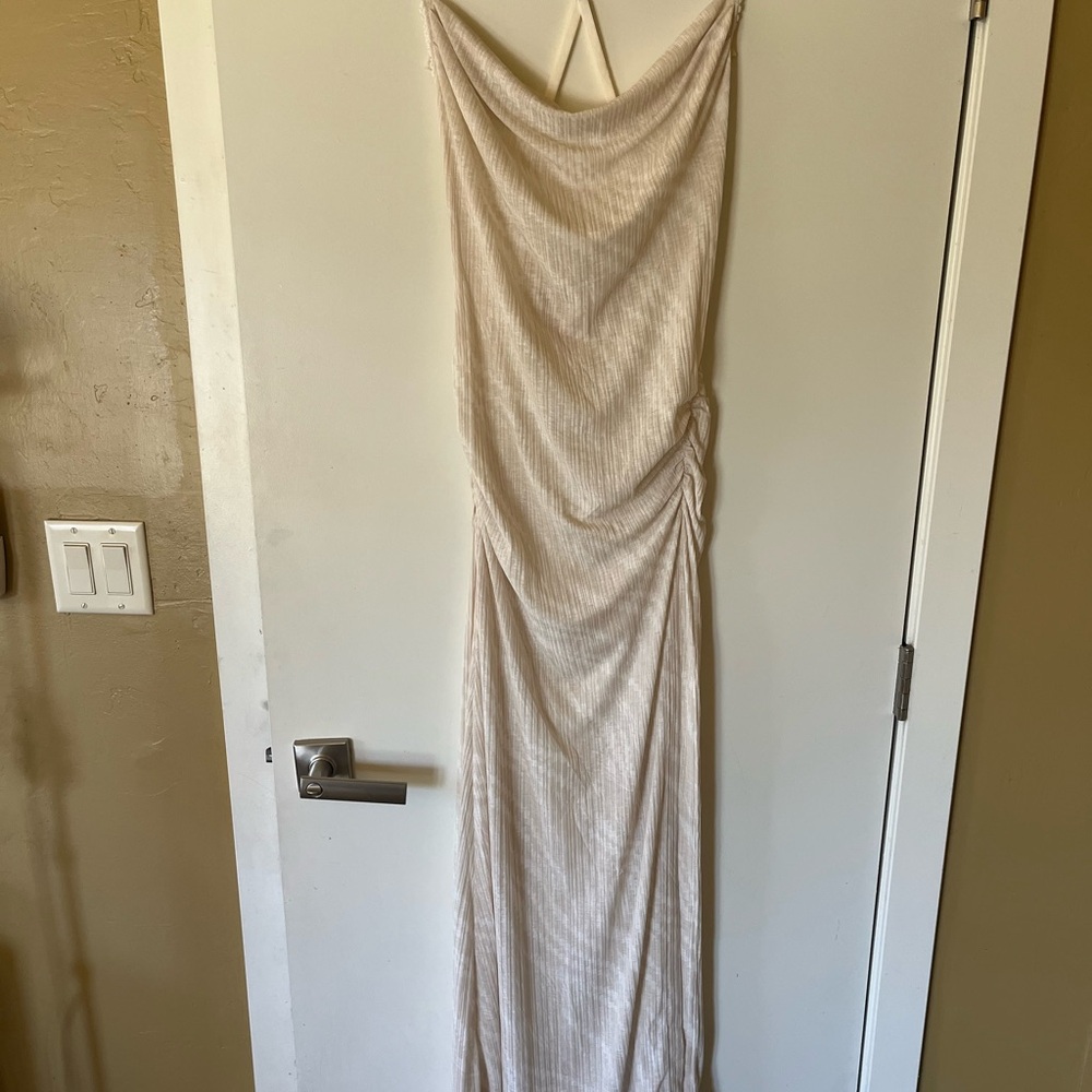 Free People Cream Maxi Dress